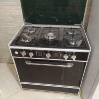 اجاق گاز طرح فر ۵ شعله صفر با کارتن