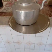 لوازم خانگی.کتری ۱۰ لیتری با سینی استیل