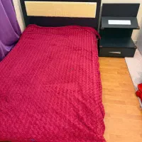 تخت یک و نیم نفره سایز ۱۲۰ چهار کشو با پاتختی