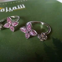 انگشتر گل صورتی بدل|بدلیجات|شیراز, آزادگان|دیوار