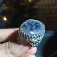 انگشتر نقره عقیق شجر