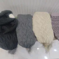 کلاه دخترانه و پسرانه فانتزی شال و کلاه زمستانی|لباس|قزوین, |دیوار