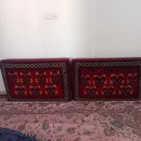 پشتی دست بافت قدیمی ،ساعت ایستاده، جاکفشی ایستاده