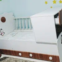 فروش تخت خواب کودک با تشک رویال طبی فنری|تخت و سرویس خواب|بندر کنگان, |دیوار