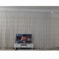 پرده ۸مترونیم زیبا|پرده، رانر، رومیزی|کوهدشت, |دیوار