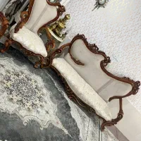 مبل سلطنتی کلاسیک چوب راش کاملا نو و آک|مبلمان خانگی و میز عسلی|سبزوار, چهارراه فرودگاه|دیوار