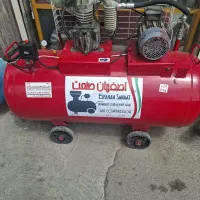 پمپ باد ۳۵۰ لیتری سیلندر ایتالیایی در حد نو