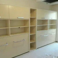 کابینت کمد دیواری تخت کم جا Tv wall|جاکفشی، کمد، دراور|اسلام‌شهر, شهرک قائمیه|دیوار