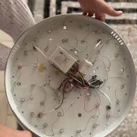 لوستر|لوستر و چراغ آویز|پرند, فاز ۴|دیوار