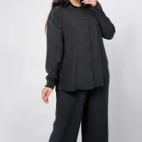 شومیز مشکی ساده و شیک ۴ سایز