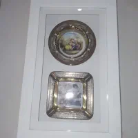 دو عدد زیر سیگاری آنتیک با عکس زیبا کلکسیونی|کلکسیون اشیاء عتیقه|تهران, بهار|دیوار