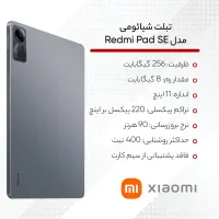 Redmi pad SE 256/8 تبلت شیامی اکبند|تبلت|قم, نیروگاه|دیوار