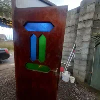 درب چوبی