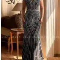 دو عددلباس مجلسی سنگدوزی مخصوص اقوام درجه یک|لباس|رباطکریم, الارد|دیوار