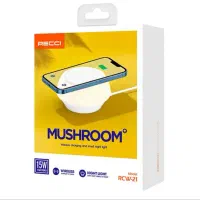 پایه شارژر وایرلس و چراغ شب رومیزی RECCI مدل RCW21