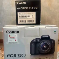 دوربین عکاسی کانن ۷۵۰ D در حد نو