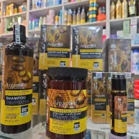 پک مراقبت موی شامپو لایتنس شامپو آرگان روغن آرگان