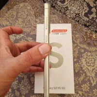 گوشی پرچمدار S21 FE در حد پلم، سبز زیتونی|موبایل|اهواز, کیان اباد|دیوار