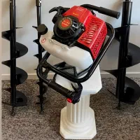 چاله کن فرغونی دستی دوکاره برند دولمادو اصل با مته