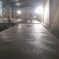 بتن ریزی محوطه باماله
