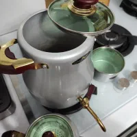 سماور گازی مارک چایچی وسماور رو گازی لعابی