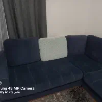 مبل ال ۶نفره با یک پاف ۳نفره سالمه سالم