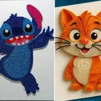 ملیله کاغذی(کوئلینگ)|صنایع دستی و سایر لوازم تزئینی|بندرلنگه, |دیوار