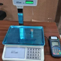 ترازوی مغازه ای 40کیلو علمکدار استیل 6رقمی