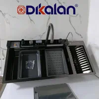 سینک پیانویی و‌پله دار قطعات برنج استیل ۳۰۴ اصل|آب‌چکان و نظم‌دهنده ظروف|تهران, چوب تراش|دیوار