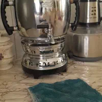 سماور همراه با قوری خیلی تمیز