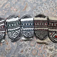 فروش جوراب کاموایی مردانه و یک جفت بن یا پشم