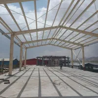 سقف شیروانی/خرپا/سوله/جرثقیل/الاچیق