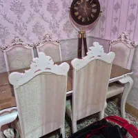 میز غذا خوری ۶نفره|میز و صندلی غذاخوری|کمیجان, |دیوار