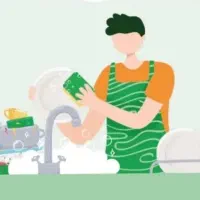 ظرف شور در رستوران