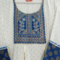 لباس مجلسی بلند کورتای هندی