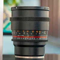 lens samyang cine 85  لنز سینمایی سامیانگ 85 فیکس
