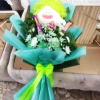 دسته گل عروسکی