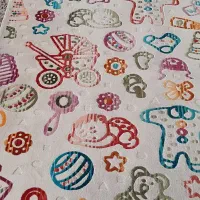 فرش اتاق کودک مناسب سیسمونی ب همرا یک عدد پادری|فرش|اصفهان, گرکان|دیوار