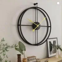 ساعت و تابلو دیواری فلزی دیواری