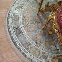 فرش گرد با قطر یک و نیم|فرش|سرخه حصار, |دیوار