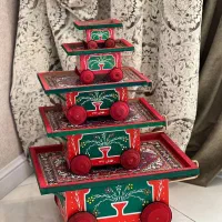 گاری چرخ طحافی یلدایی دکوری چرخ دستی