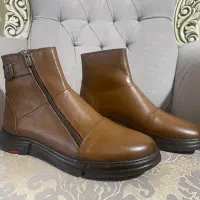 نیم بوت تماما چرم