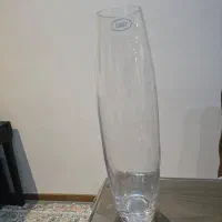 گلدان شیشه ای استوانه ای