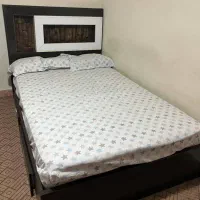 تخت MDF عرض 120 با تشک