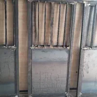 انواع درب آکاردئونی چوبی آهنی دوجداره|عمدهفروشی|محمدیه-قزوین, |دیوار