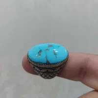 انگشتر فیروزه نیشابور درشت