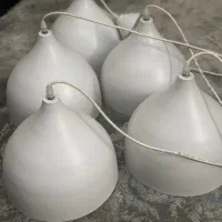 چراغ کاسه ای تکی سفید