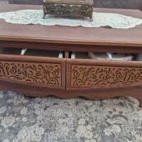 جلو مبلی ب همراه دو عسلی|مبلمان خانگی و میز عسلی|رشت, حسین آباد|دیوار