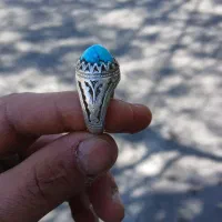 انگشتر نقره فیروزه نیشابور