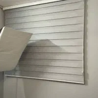 دیزاین پرده خونه زبرا ساده چاپی دومکانیزم